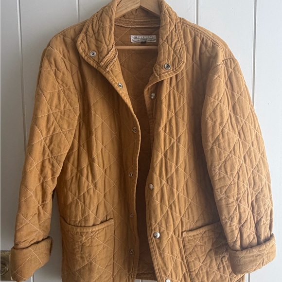 Women's Quilted Linen Utility Jacket - Picture 4 of 7